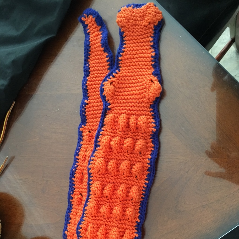 Gator baby scarf hand made never worn